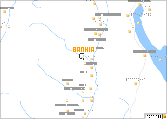 map of Ban Hia