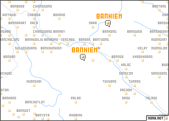 map of Bản Hiêm