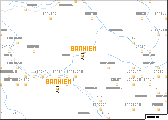 map of Bản Hiêm