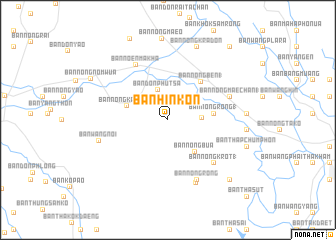 map of Ban Hin Kon