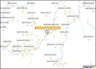 map of Ban Hinsangôm