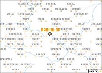 map of Bản Hô Lòn