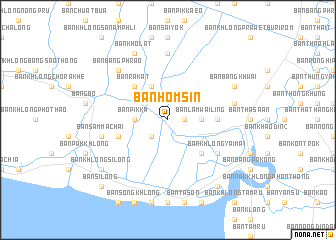 map of Ban Hom Sin