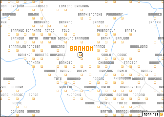 map of Bản Hôm