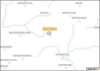 map of Ban Hom