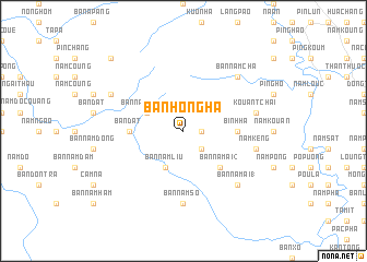 map of Bản Hồng Hà