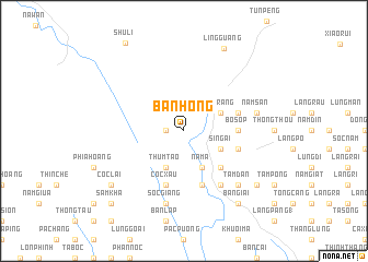 map of Bản Hong