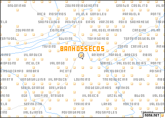 map of Banhos Secos