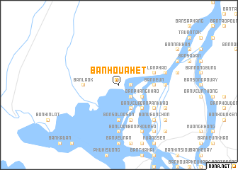 map of Ban Houahèt