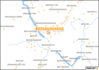 map of Ban Houakhoua