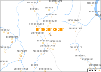 map of Ban Houakhoua