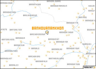 map of Ban Houanamkhon