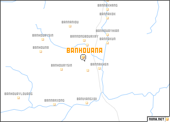 map of Ban Houana