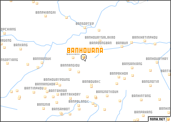 map of Ban Houana