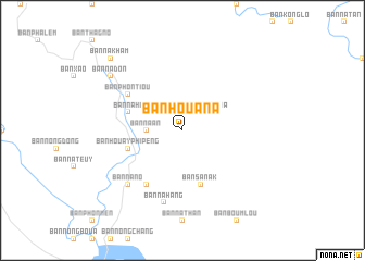 map of Ban Houana