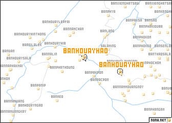 map of Ban Houayhao