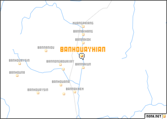 map of Ban Houayhian