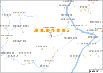 map of Ban Houayhikhang