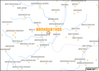 map of Ban Houayhôé