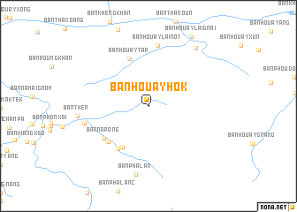 map of Ban Houayhok