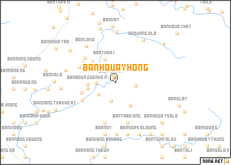map of Ban Houayhong