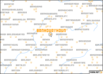 map of Ban Houay Houn