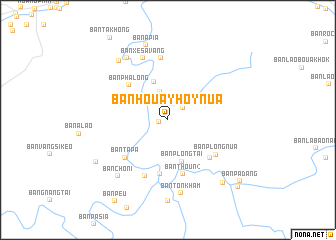 map of Ban Houayhoy-Nua