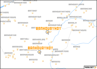 map of Ban Houayhoy