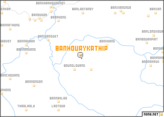 map of Ban Houaykathip