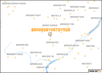 map of Ban Houaykatoy-Nua