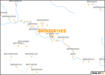 map of Ban Houaykèo