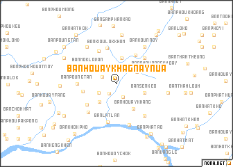map of Ban Houaykhagnay-Nua