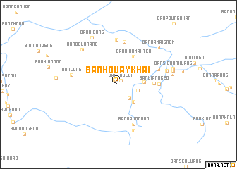 map of Ban Houaykhai