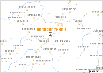 map of Ban Houaykham
