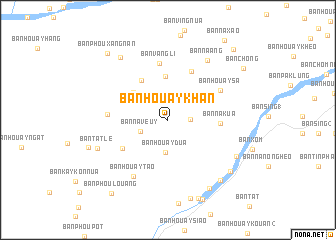 map of Ban Houaykhan