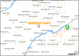 map of Ban Houaykhèo