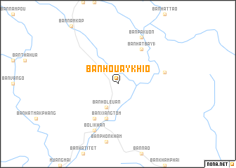 map of Ban Houay Khio