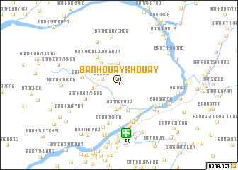 map of Ban Houaykhouay