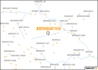 map of Ban Houaykik