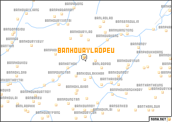 map of Ban Houaylaopeu