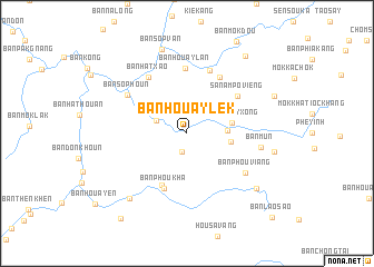 map of Ban Houaylèk