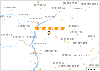 map of Ban Houaymoung
