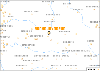 map of Ban Houayngeun