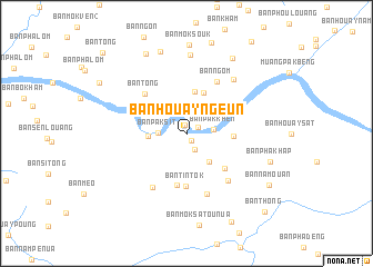 map of Ban Houayngeun