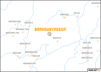 map of Ban Houayngeun
