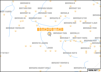 map of Ban Houay Nha