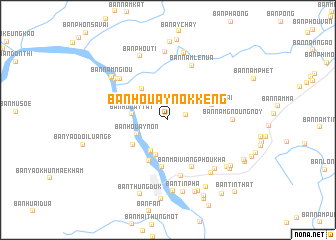 map of Ban Houaynôkkèng