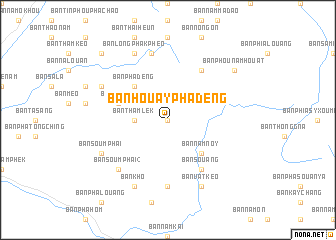 map of Ban Houayphadèng