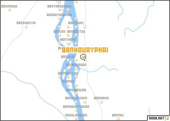 map of Ban Houayphai