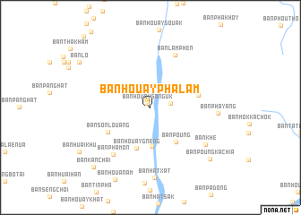 map of Ban Houayphalam